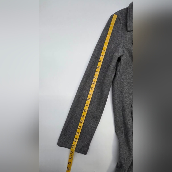 Love Tree Elegant Coat, In Charcoal, Size M, 2 Slit Pockets, (Soft) lightweight - Picture 6 of 8
